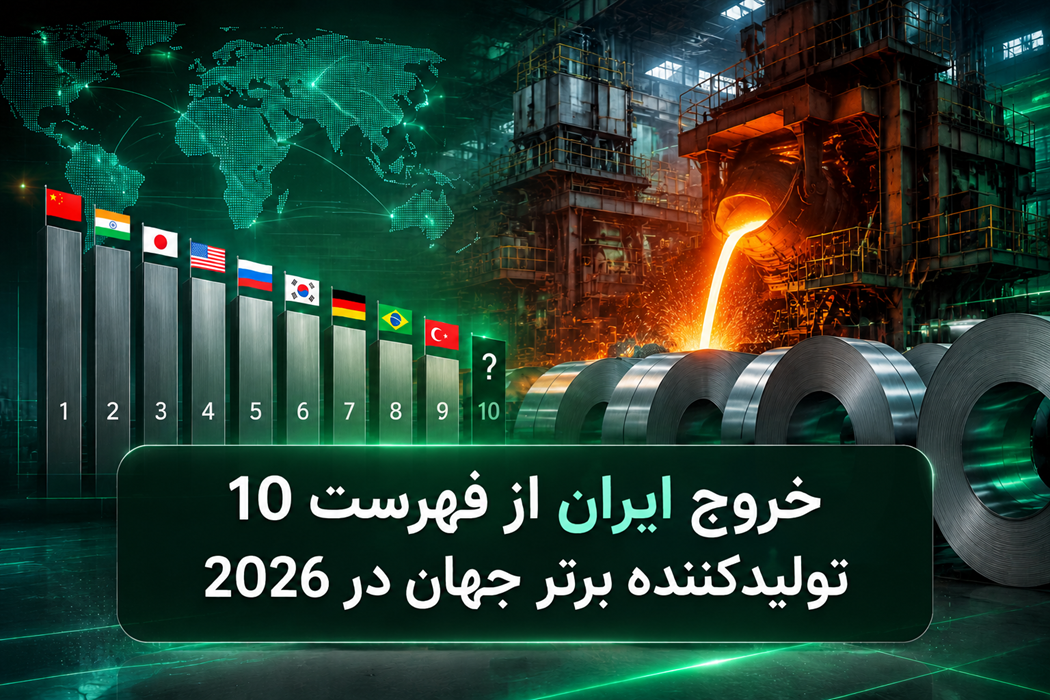 رتبه دهم فولاد جهان به ویتنام رسید؛ علت عدم حضور ایران در آمار آوریل 2026 چیست؟