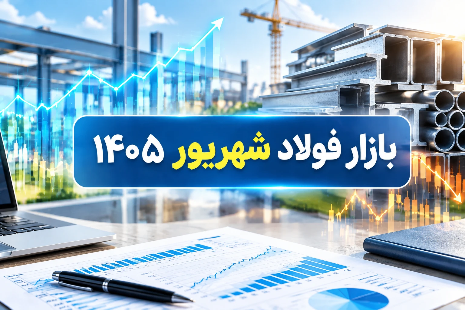 تحلیل بازار آهن در شهریور 1405؛ نوسان قیمت مقاطع فولادی، بورس کالا و آینده بازار